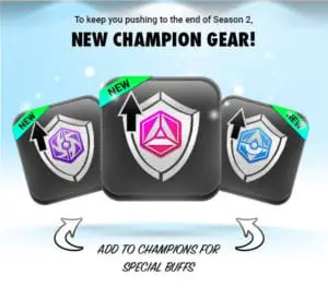 New Champion Gear Items