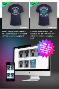 Get Free Swag with XP!