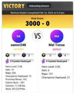 Sam Lumetta Battle Log