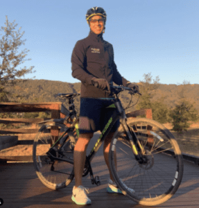 Ralph Rajs biking