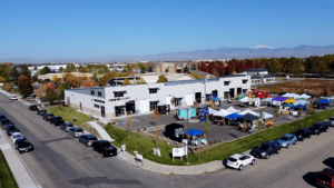 Black Box VR Building Aerial View