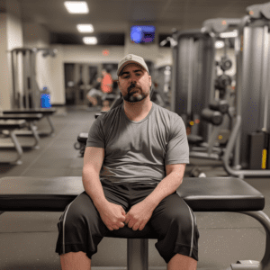 Man Bored At Regular Gym