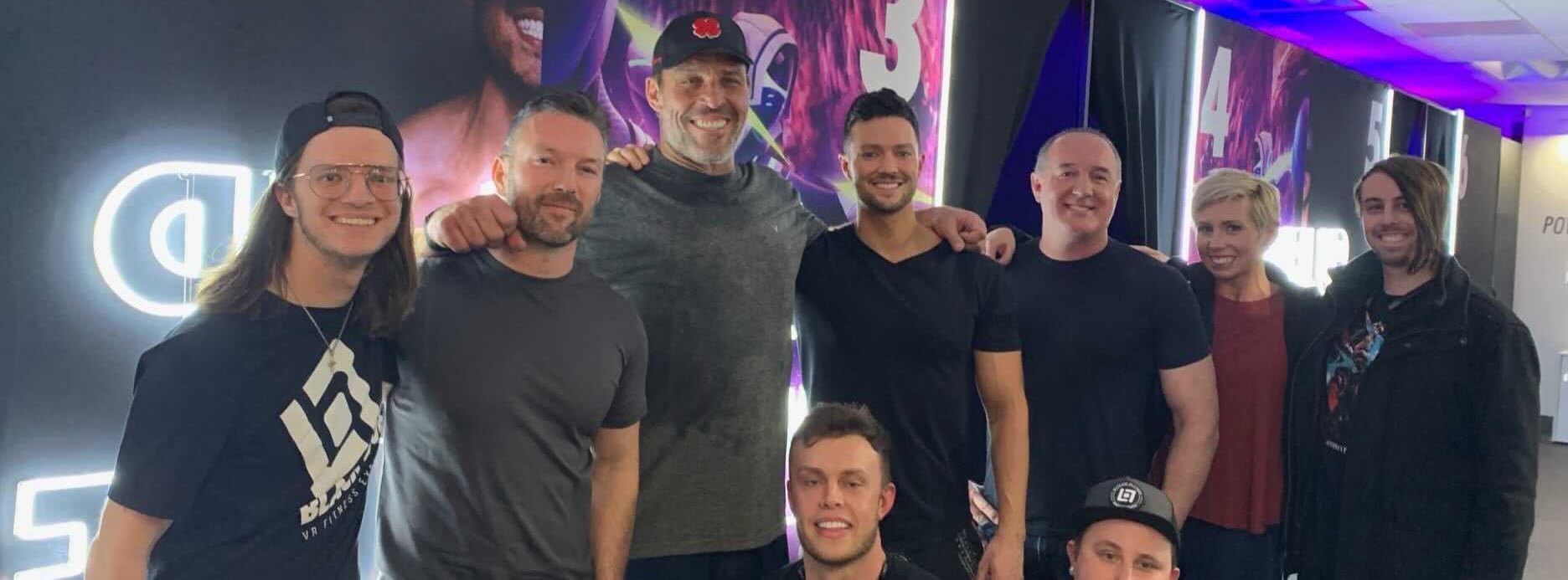 Motivational Guru Tony Robbins Visits Black Box VR!