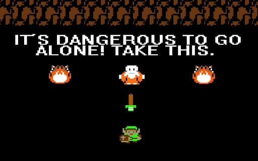 It's Dangerous To Go Alone Zelda