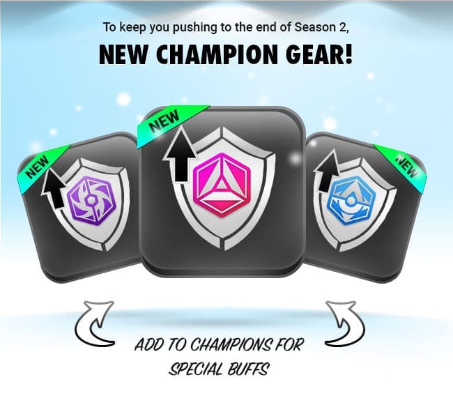 New Champion Gear Items