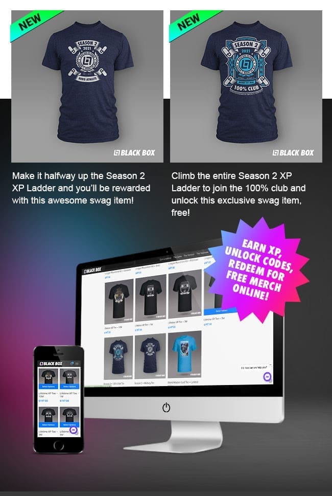 Get Free Swag with XP!