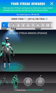 Minion Streak App Page