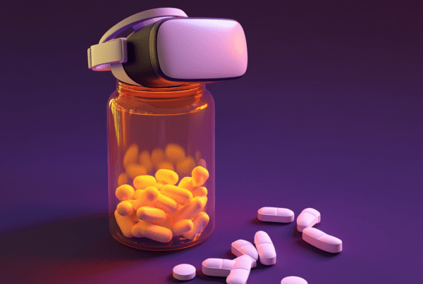 Funny prescription wearing a VR headset
